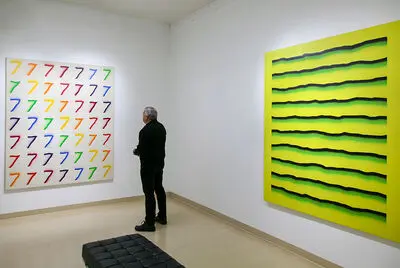 گزارش تصویری از آثار نقاش آمریکایی در گالری دیوید ریچارد / نمایش هنر انتزاعی و تغزلی ماریو یریساری در نیومکزیکو