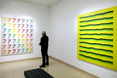 گزارش تصویری از آثار نقاش آمریکایی در گالری دیوید ریچارد / نمایش هنر انتزاعی و تغزلی ماریو یریساری در نیومکزیکو