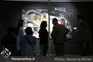 نمایشگاه نقاشی محجوب ظهوریان در گالری ثالث
