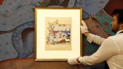 Iran’s ‘Shahnameh’ breaks record at Sotheby’s, fetching £8.1m
