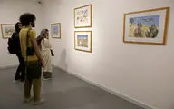 افتتاحیه نمایشگاه طراحی‌های رنگی فرشید ملکی در گالری هور