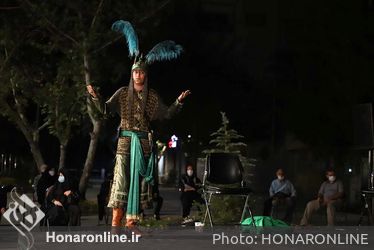 تعزیه "حضرت قاسم‌(ع)" در مقابل تالار وحدت