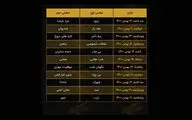 جدول نمایش فیلم‌های جشنواره چهلم فجر اعلام شد