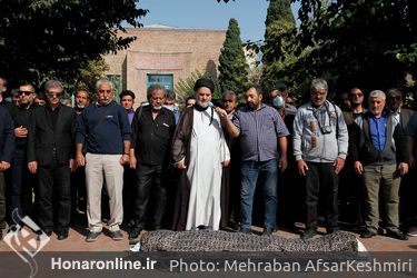 مراسم تشییع پیکر جلال مقامی
