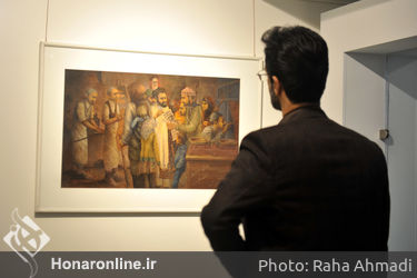 نمایشگاه نقاشی شهرآسمانی حوزه هنری