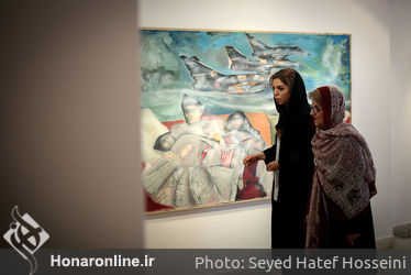 نمایشگاه آثار قاسم حاجی‌زاده در گالری ماه