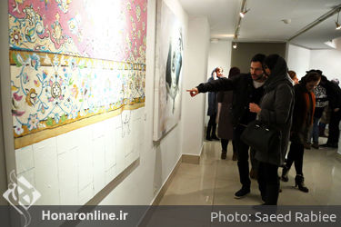 نمایشگاه آثار بزرگمهر حسین‌پور در گالری راه ابریشم