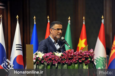 مراسم اختتامیه نمایشگاه خوشنویسی «رقص قلم»  در کتابخانه ایران‌مال 