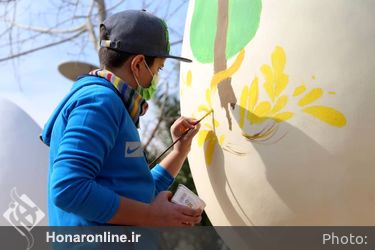  رنگ آمیزی تخم مرغ های نوروزی