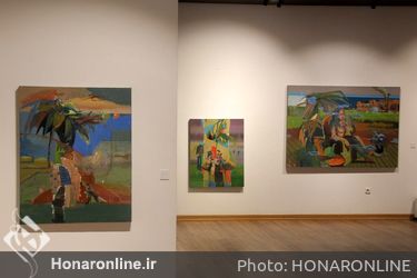 نمایشگاه نقاشی عیسی جباری در گالری آس
