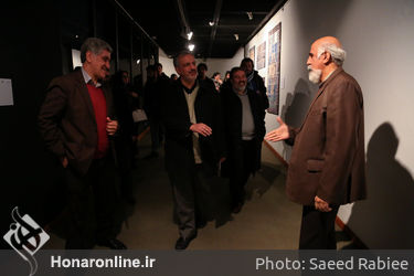 بازدید احمد مسجدجامعی از نهمین جشنواره هنرهای تجسمی فجر‎