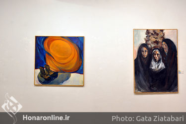 نمایشگاه آثار تجسمی به مناسبت هفته هنر انقلاب اسلامی در فرهنگسرای نیاوران/ ۲