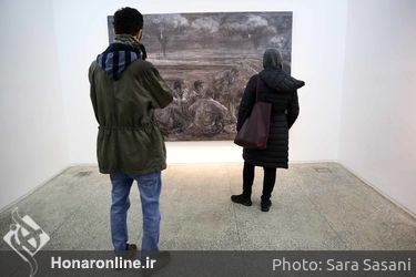 نمایشگاه آثار مجید فتحی در گالری آب انبار