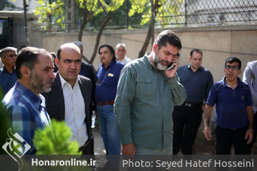 تشییع پیکر سید ضیاءالدین دری از خانه سینما