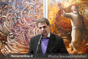 نمایشگاه نقاشی حجت شکیبا در فرهنگسرای نیاوران