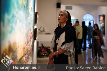 نمایشگاه نقاشی‌های سامان فرهنگی در گالری آتبین
