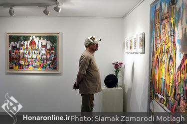 نمایشگاه آثار کامبیز خدابنده‌شهرکی در گالری مژده