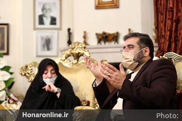 دیدار وزیر فرهنگ و ارشاد اسلامی با خانواده مرحوم استاد حبیب الله صادقی