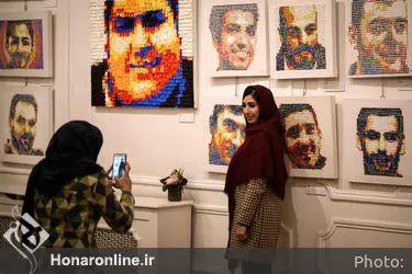 افتتاحیه نمایشگاه پرتره 100 چهره ورزشی ایران در کاخ سعدآباد