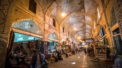Traditional architecture of Qazvin Bazaar mesmerizing visitors