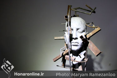 نمایشگاه مجسمه‌های حسین آزادی در گالری اعتماد