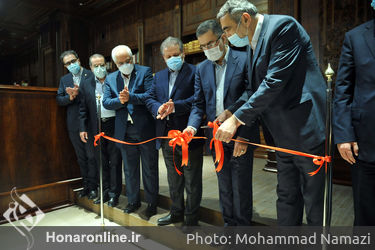 مراسم اختتامیه نمایشگاه خوشنویسی «رقص قلم»  در کتابخانه ایران‌مال 