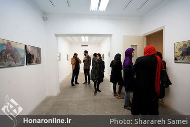 افتتاحیه نمایشگاه نقاشی های ندا زارع در گالری امکان