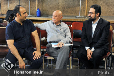تمرین ارکستر سازهای ملی به رهبری فرهاد فخرالدینی