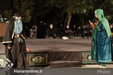 مجلس حضرت امیر(ع) از تعزیه "فضل و فتاح" در مقابل تالار وحدت