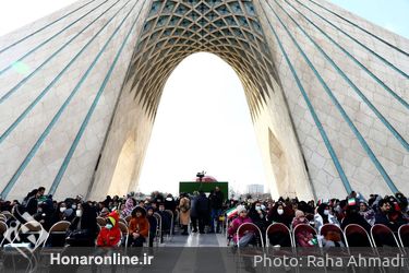 گردهمایی کودکان و نوجوانان تهرانی در میدان آزادی به یاد سردار دل‌ها