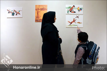 نمایشگاه هفته تصویرگری در خانه هنرمندان ایران