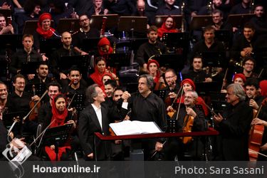 کنسرت مشترک ارکستر سمفونیک تهران و ارسکتر فستیوال راونا به رهبری ریکاردو موتی در تالار وحدت
