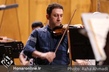 تمرین ارکستر سمفونیک تهران با رهبری منوچهر صهبایی