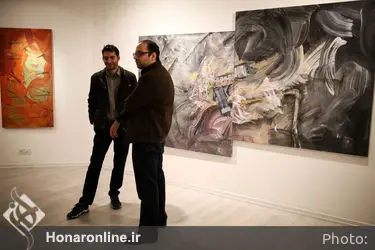 افتتاحیه نمایشگاه نقاشی های سعید رفیعی منفرد در گالری ساربان