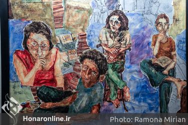 نمایشگاه نقاشی‌های آسیه رمضانی در گالری گلستان