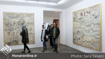افتتاح نمایشگاهی گروهی با نمایشگاه گردانی فریدون آو در گالری اُ