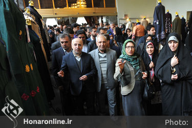 بازدید شهیندخت مولاوردی از نمایشگاه جشنواره بین‌المللی مد و لباس فجر در تالار وحدت