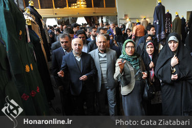 بازدید شهیندخت مولاوردی از نمایشگاه جشنواره بین‌المللی مد و لباس فجر در تالار وحدت
