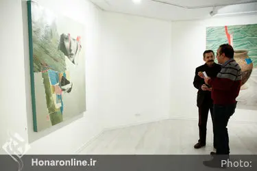 افتتاحیه ی نمایشگاه نقاشی عیسی جباری ممقانی در گالری ساربان