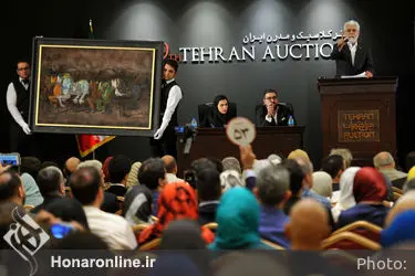 نهمین حراج تهران "هنر کلاسیک و مدرن ایران " /2