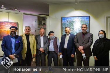 دیدار نوروزی وزیر فرهنگ و ارشاد اسلامی با «نقاش بهشت»