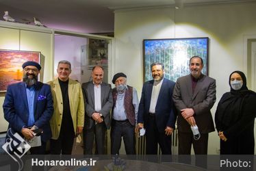 دیدار نوروزی وزیر فرهنگ و ارشاد اسلامی با «نقاش بهشت»
