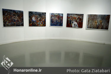 نمایشگاه "هشتمین کارنمای پژوهشی انجمن هنرمندان نقاش ایران"  در خانه هنرمندان