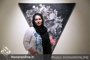 نمایشگاه سرمه عرب در گالری ویستا 