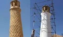 نمای فاقد اصالت منار مسجد پامنار پاک‌سازی شد / جوابیه میراث فرهنگی به شایعه از بین بردن یک اثر تاریخی 