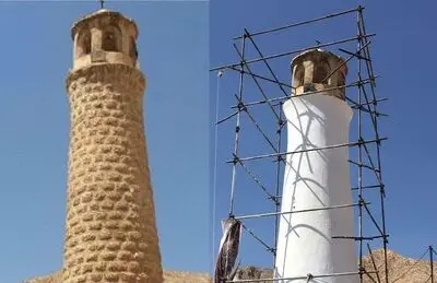 نمای فاقد اصالت منار مسجد پامنار پاک‌سازی شد / جوابیه میراث فرهنگی به شایعه از بین بردن یک اثر تاریخی 