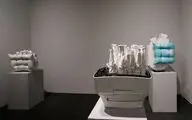 Sculptures by Kambiz Sabri go to Khak Gallery