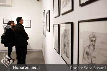 افتتاحیه نمایشگاه طراحی منوچهر صفرزاده در گالری هور