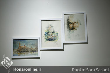 نمایشگاه آثار جهانگیر درویش در گالری فرمانفرما