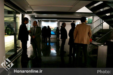 افتتاحیه نمایشگاه نقاشی های قاسم محمدی در گالری ایوان